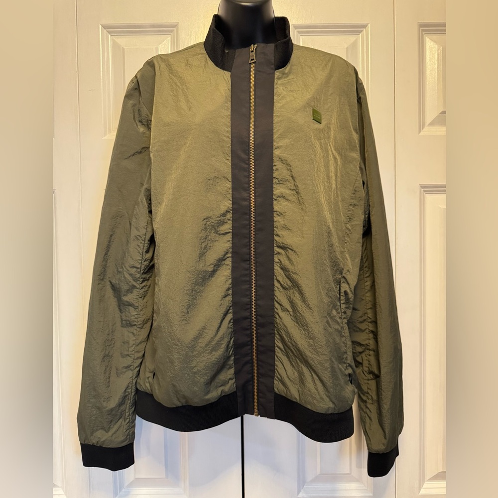 Rare Rabbit Gentlemen Bomber Jacket Men’s L Style Base Color Olive/Black Full
